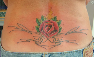 Sexy Girls With Lower Back Tattoo Designs Especially Lower Back Flower Tattoo Picture 4