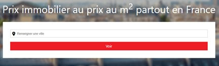 Rubrique Prix au mètre carré en France de Paruvendu