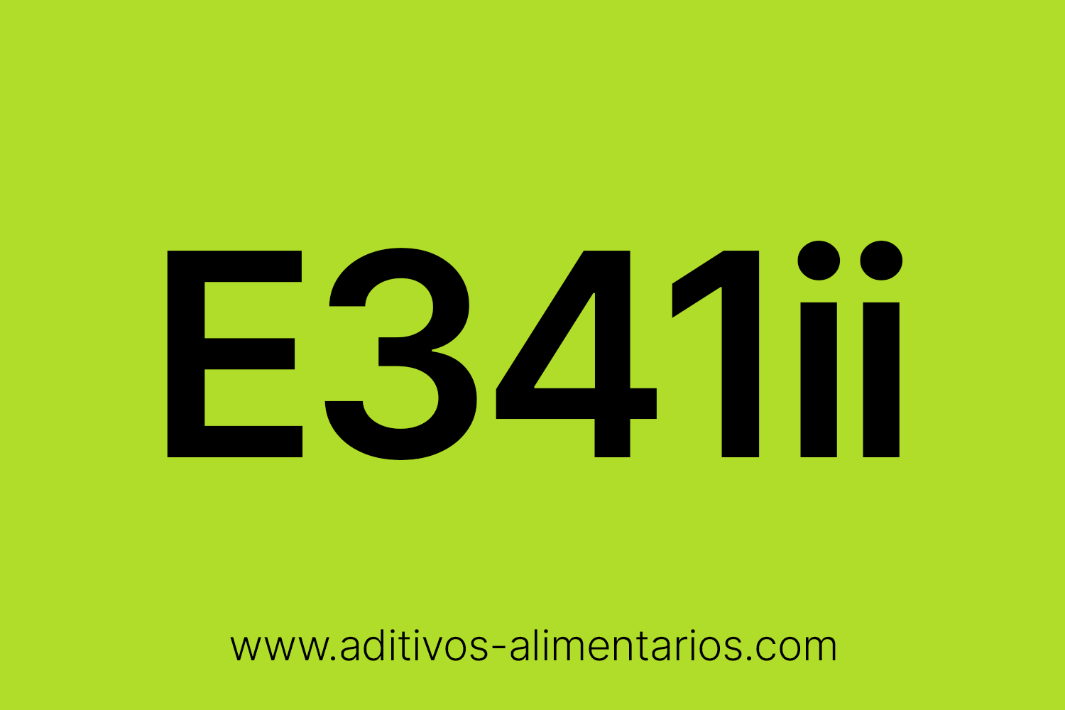 Aditivo Alimentario - E341ii - Fosfato Dicálcico