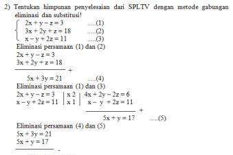 Contoh Soal Matematika Peminatan Kelas 10 Semester 1 Dan Penyelesaiannya