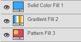 ملء الطبقات Fill Layers