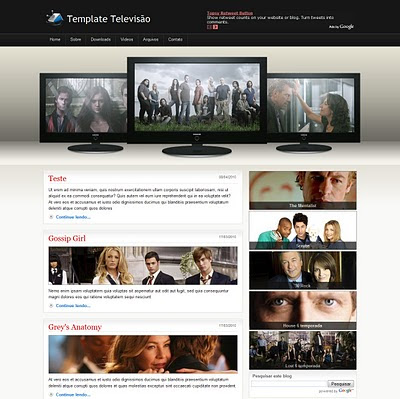 Blogger Template TV