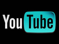 youtube logo black and white