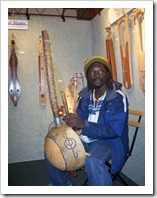 KPFA-African harp player in my booth