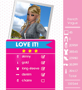 Teen Vogue Me Girl Level 50 - French Vogue - Lea - Love It! Three Stars