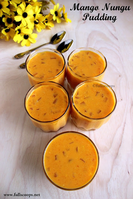 Mango Nungu Pudding