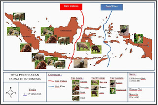 Pembagian Persebaran Flora dan Fauna di Indonesia Pembagian Persebaran Flora dan Fauna di Indonesia