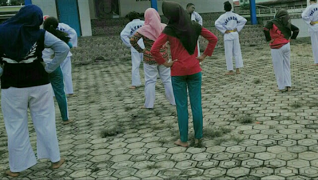 Taekwondo pemanasan olahraga 