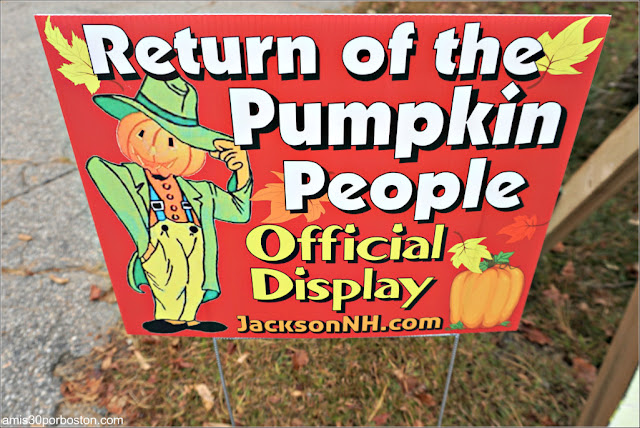 Cartel del Return of the Pumpkin People de Jackson en New Hampshire