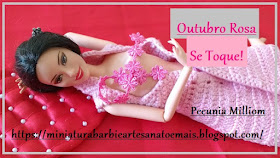 Ensaio Fotográfico: "Barbie Raquelle Outubro Rosa Contra o Câncer de Mama" 2