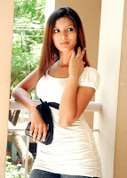 Actress Ruby Parihar hot photoshoot in white dress 