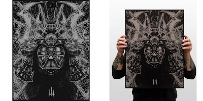 Darth Samurai Screen Print by Godmachine x I am Retro