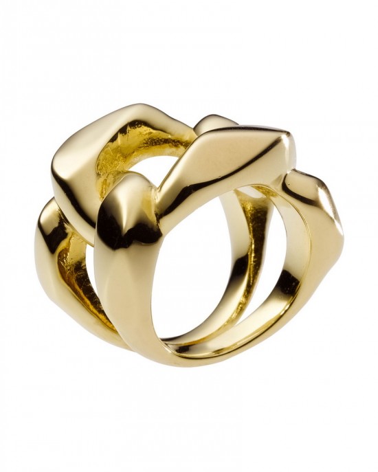 Michael Kors Chain Ring, Golden
