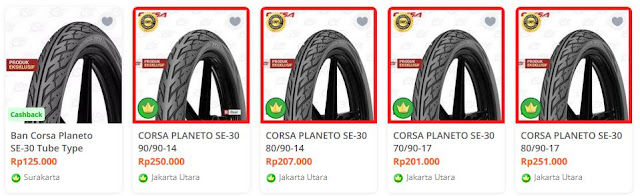 Harga Corsa Planeto SE30