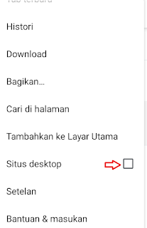 Opsi situs dekstop
