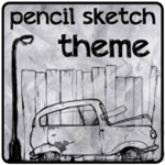 Pencil Sketch-up Doodle Theme (9650/9700/9780 OS6)