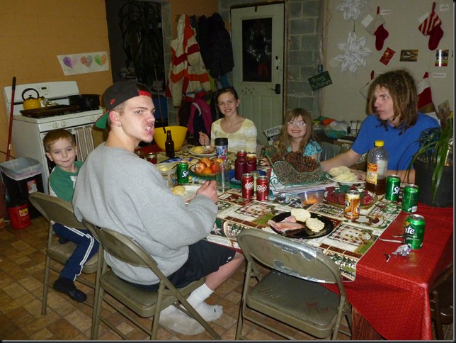 Christmas Eve ham dinner