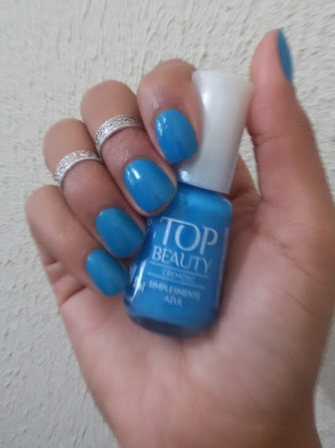 Esmalte Simplesmente Azul Top Beauty