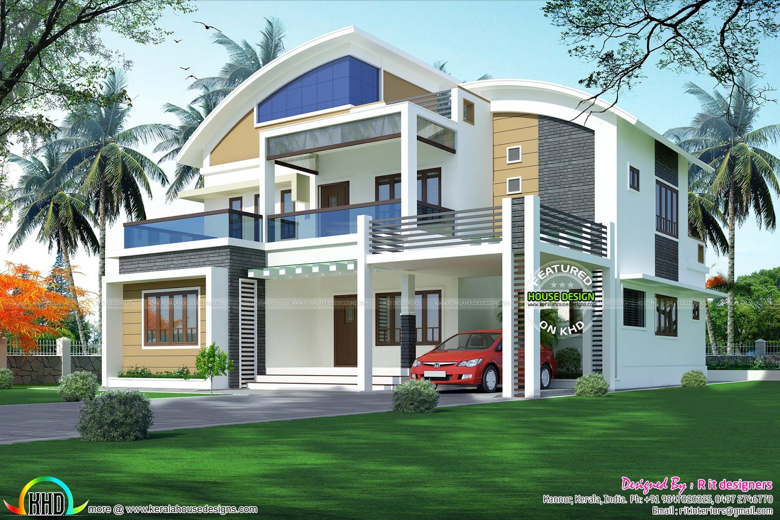 3130 sq ft contemporary home plan Kerala house design 