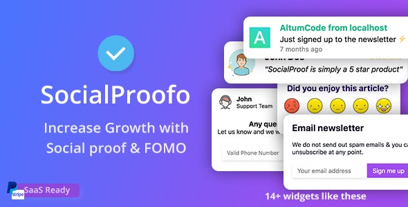 SocialProofo Extended v10.0.0 – Social Proof & FOMO Notifications forGrowth