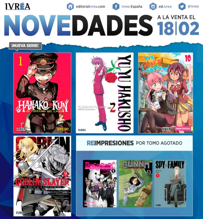 Novedades Ivrea 18 de febrero 2021