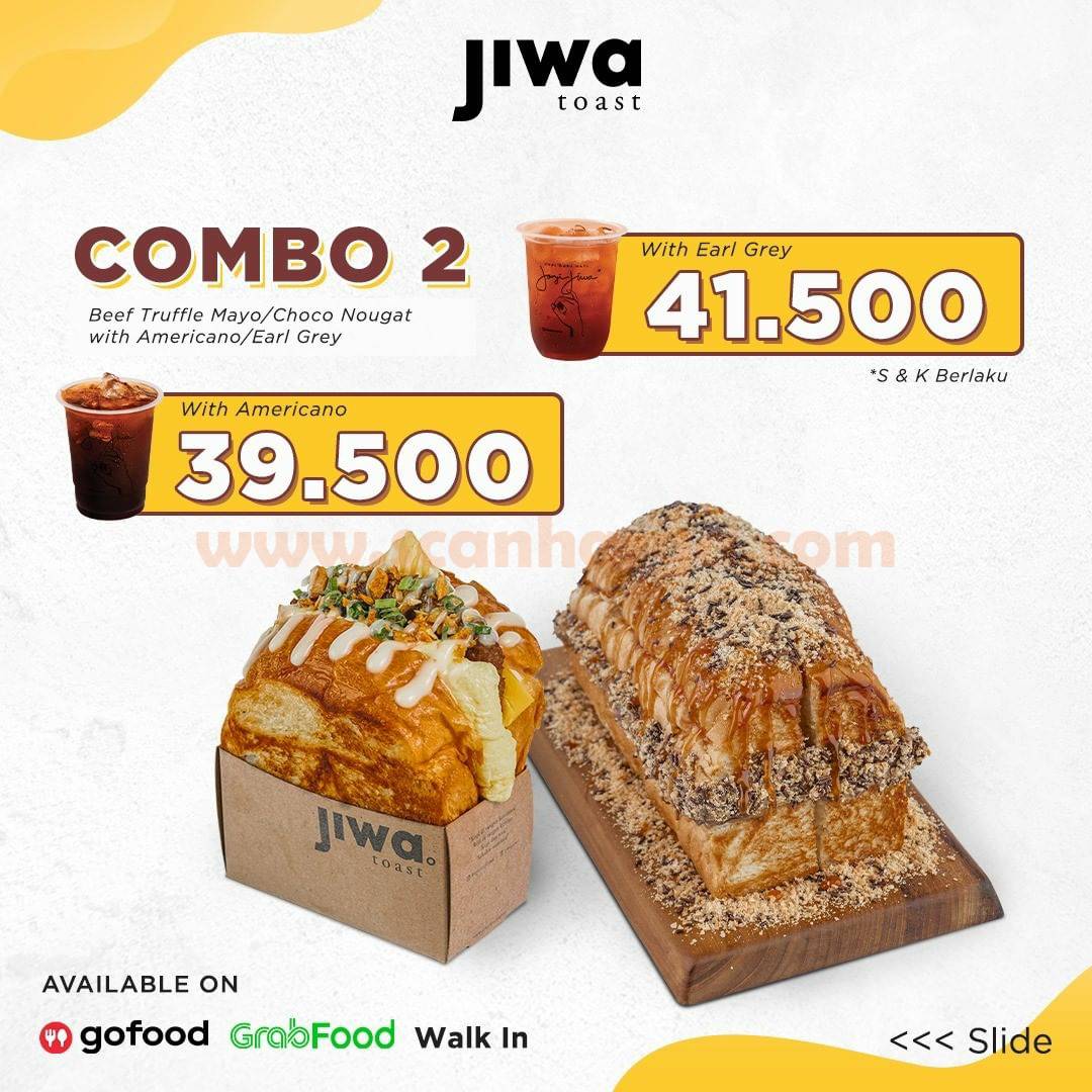 Promo Jiwa Toast Paket New Combo harga mulai Rp 38.500,-