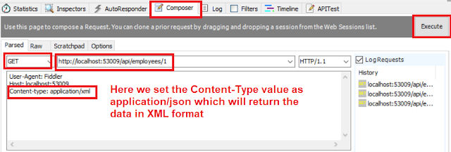 How to Request Web API Server to return the data in XML format?