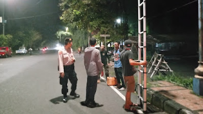 Patroli Dialogis Malam, Polsek Purwaharja Sasar Titik Rawan Gangguan Kamtibmas