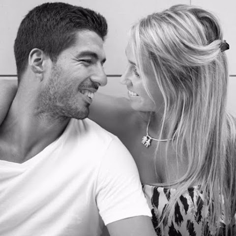 Luis Suarez Shows off the Matching Tattoo He Got with His Wife