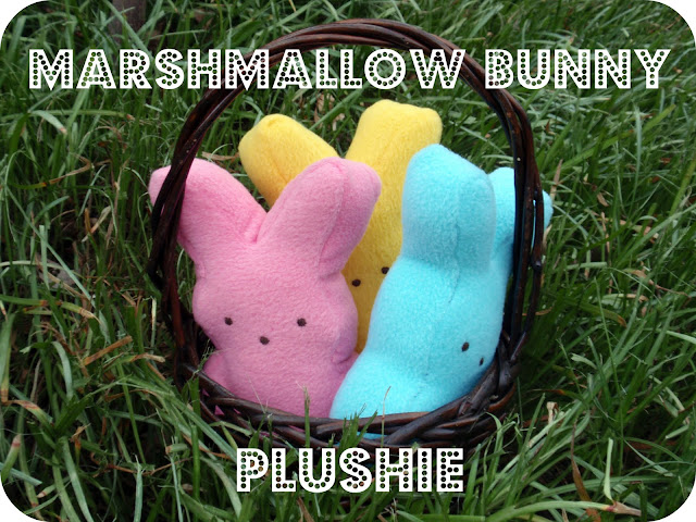 marshmallow bunny plushie pattern and tutorial