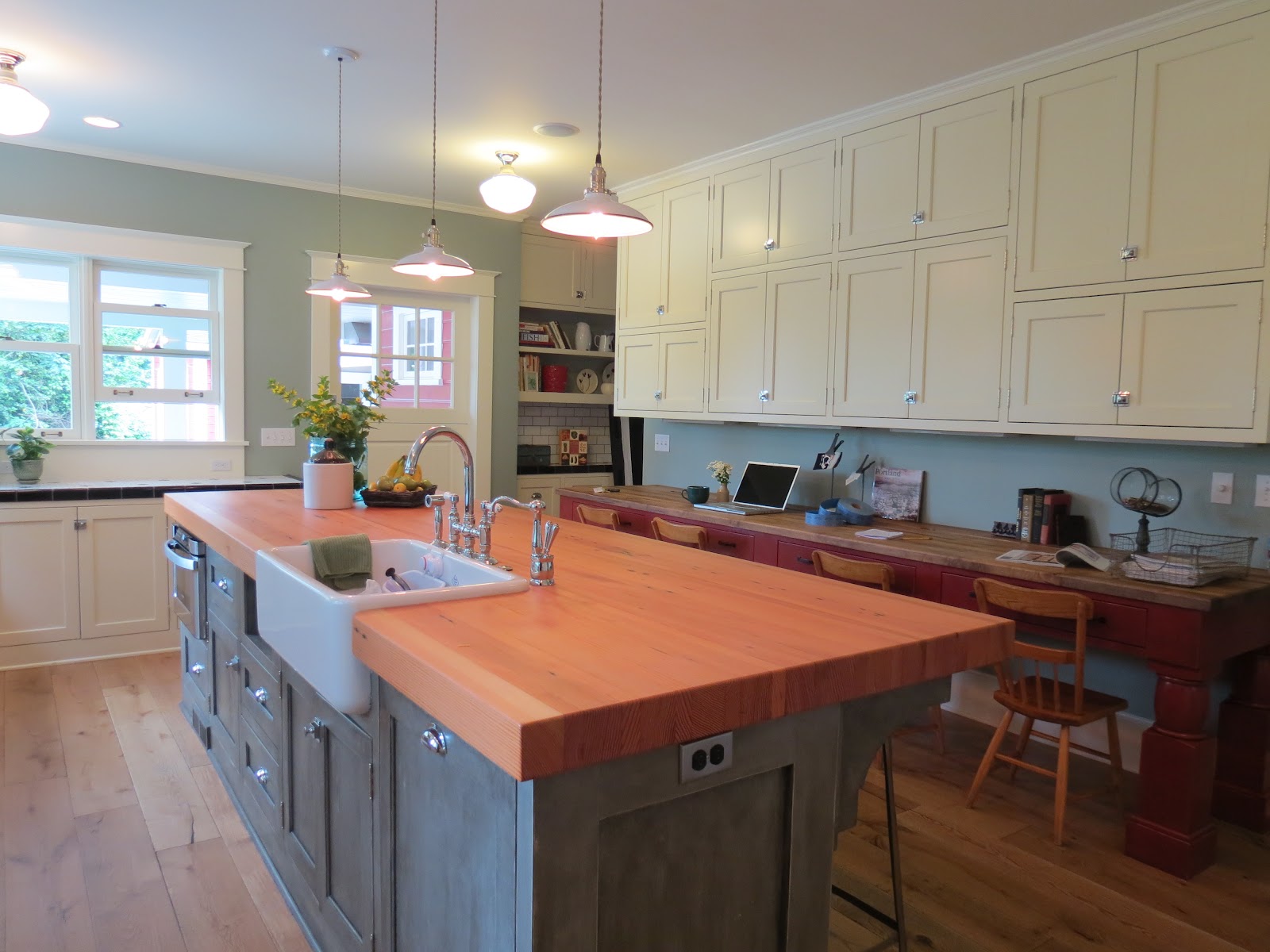 Remodeled Kitchen Island Salvaged Wood Shannons Blog