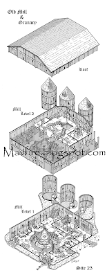 Old Mill Granary Isometric by Del Teigeler, Mavfire