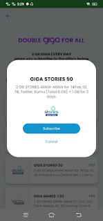 TNT DOUBLE GIGA STORIES 50 GIGALIFE 2021