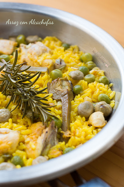 Arroz con Alcachofas