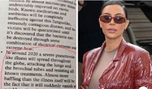 Kim Kardashian rivela ai fan la terrificante "profezia" che aveva previsot il coronavirus