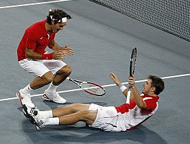 Roger Federer Winning GOLD