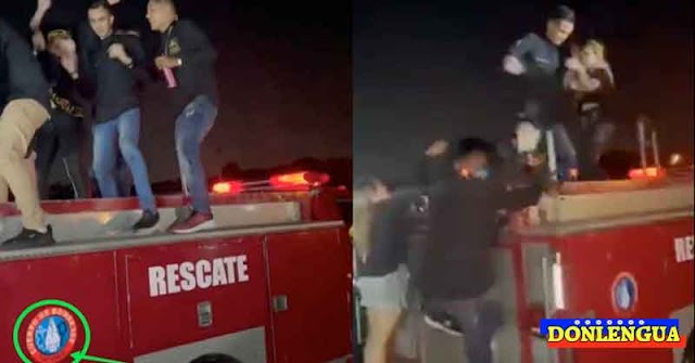 Bomberos de San Cristóbal detenidos por usar vehículos de rescate en la celebración de una graduación