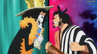 ワンピースアニメ パンクハザード編 608話 ブルック 錦えもん | ONE PIECE Episode 608