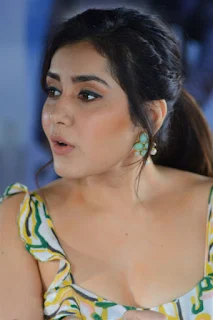 Actress Raashi Khanna Stills At Prati Roju Pandage Movie Interview  