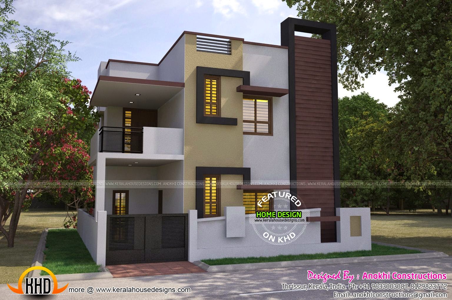 Kerala home  design and floor plans 