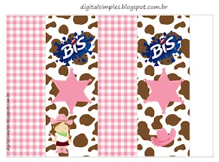 Little Cowgirl: Free Printable Candy Bar Labels.