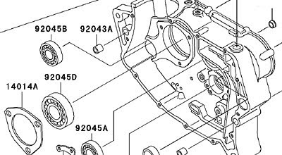 Kawasaki KLR 250 Parts Diagrams Schematics