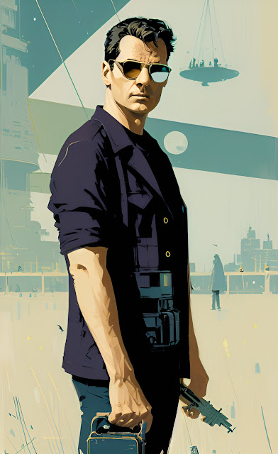 Mike Dagger Intergalactic Man of Espionage  created by Eric D. Bolton