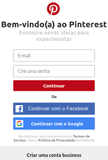 Como fazer um perfil no Pinterest