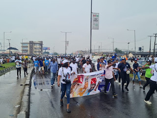 MC Oluomo, others hold solidarity rally for Tinubu, Sanwo-Olu in Lagos (Videos)