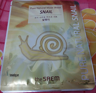 The Saem Sheet Mask varian Snail