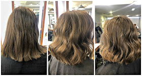 Hair before and after Headmaster Mayfair Salon