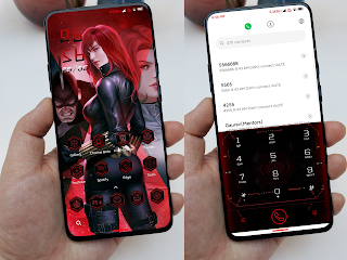 Black Widow Theme For MIUI 13 , MIUI 12.5