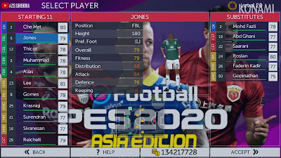 FTS Mod E Football PES 2020 ASIA by Azis Suhendra
