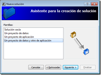 Asistente de creación de soluciones